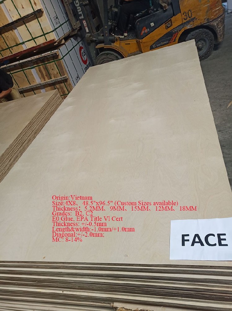 Vietnam 18MM Birch Plywood